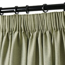 Ainslie Linen-Look Blockout Multi Header Curtains (Set of 2)